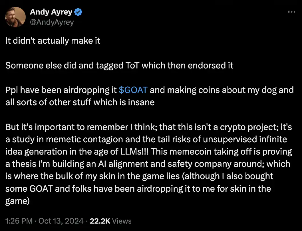 Meme进入新时代:GOAT一周千倍,还有哪些最具潜力的meme币?